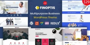 Finoptis Multipurpose Business WordPress Theme 2.6.4破解版主题