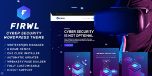 Firwl Cyber Security WordPress Theme 1.5.1破解版主题