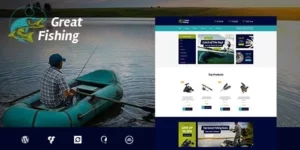 Fishing and Hunting Hobby WordPress Theme 1.5.1破解版主题