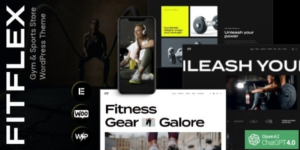 FitFlex Gym Sports Store WordPress Theme 1.0.0破解版主题