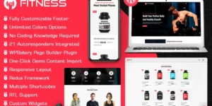 FitX Gym Fitness WordPress Theme 1.0.0破解版主题