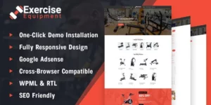 Fitness and Exercise Equipment Store WordPress Theme 1.0.0破解版主题