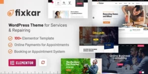 FixKar All Services WordPress Theme Build With Elementor 3.4.1破解版主题
