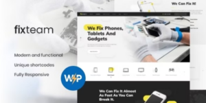 FixTeam | Electronics Mobile Devices Repair WordPress Theme 1.5.0破解版主题
