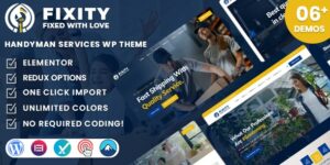 Fixity Handyman Services WordPress Theme 1.0.0破解版主题