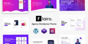 Flairo Responsive Agency WordPress Theme 1.0.1破解版主题
