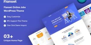 Flanset Online Jobs WordPress Theme 1.0.1破解版主题