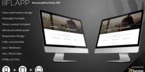 Flapp – Portfolio WordPress Theme 1.1破解版主题
