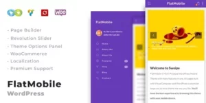FlatMobile Responsive WordPress Mobile Theme 2.0.4破解版主题