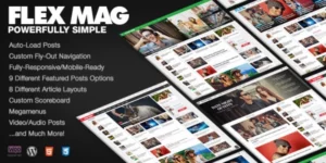 Flex Mag Responsive WordPress News Theme 3.5.2破解版主题
