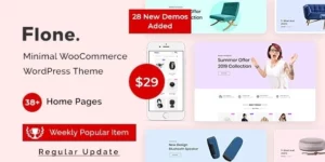 Flone Minimal WooCommerce WordPress Theme 3.0.1破解版主题