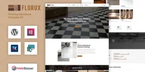 Florux Paving Tiling Services Elementor WordPress WordPress Theme 1.0破解版主题
