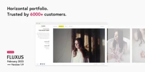 Fluxus Horizontal Portfolio Theme 1.9破解版主题