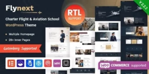 Flynext Multipurpose Aviation WordPress Theme + RTL 2.1.2破解版主题
