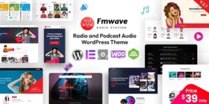 Fmwave Radio Station WordPress Theme + RTL 2.9.5破解版主题
