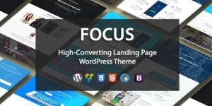 Focus High-Converting Landing Page WordPress Theme 1.1破解版主题