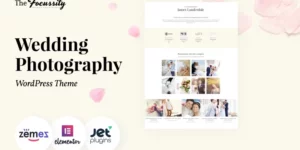 Focussity Wedding Photography WordPress Theme 1.0.0破解版主题