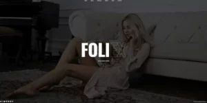 Foliex One Page Portfolio WordPress Theme 1.0破解版主题