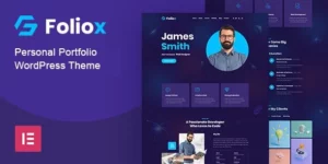 Foliox Personal Portfolio WordPress Theme 1.0破解版主题
