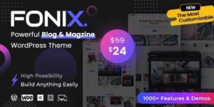 Fonix | Newspaper Magazine WordPress Theme 2.3.0破解版主题