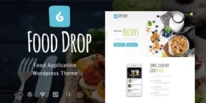 Food Drop | Meal Ordering Delivery Mobile App WordPress Theme 1.2破解版主题