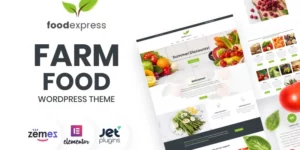 Food Express Agriculture Farm WordPress Theme 1.0.1破解版主题