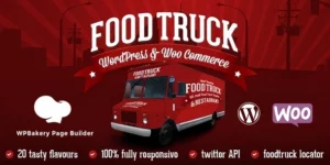 Food Truck Restaurant 20 Styles WP Theme 6.0破解版主题