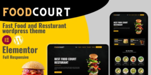 Foodcourt – Fast food Restaurants WordPress theme 1.0.0破解版主题