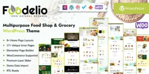 Foodelio – Multipurpose Food Shop Grocery WordPress Theme 1.4破解版主题