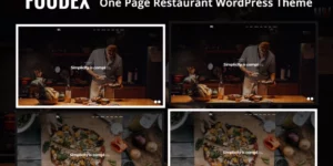 Foodex One Page Restaurant WordPress Theme 1.0破解版主题