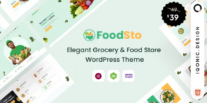 Foodsto : Grocery Food Store WordPress Theme 1.1.1破解版主题