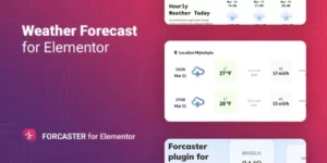 Forcaster Weather Forecast for Elementor 1.0.7破解版插件