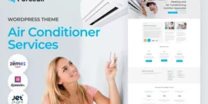 Forceair Air Condition Heating WordPress Theme 2.0.1破解版主题