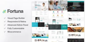 Fortuna Responsive Multi-Purpose WordPress Theme 3.2.0破解版主题