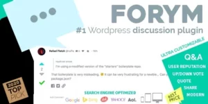 Forym Modern Discussion Forum for WordPress 1.5.8破解版插件