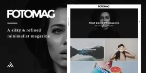Fotomag A Silky Minimalist Blogging Magazine WordPress Theme For Visual Storytelling 2.0.5破解版主题