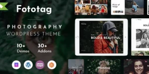 Fototag – Photography WordPress Theme 1.3.4破解版主题