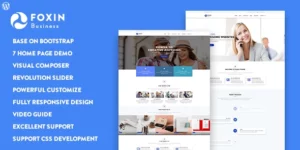 Foxin Responsive Business WordPress Theme 1.1.1破解版主题