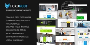 FoxuhHost Web Hosting WordPress Theme 1.3破解版主题