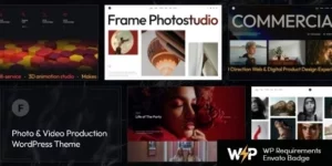 Frame Photo Video Production WordPress Theme 1.0.0破解版主题