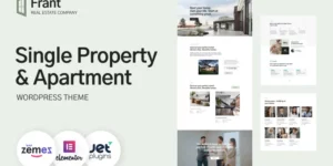 Frant Single Property Apartment WordPress Theme buildwall 1.0.1破解版主题