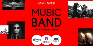 Freebone WordPress Music Band WordPress Theme 1.0.1破解版主题