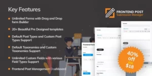 Frontend Post Submission Manager 1.4.0破解版插件