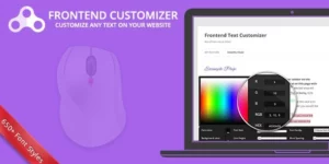 Frontend Text Customizer WordPress Visual Editor 1.2.3破解版插件