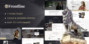 Frontline Attorney Lawyer WordPress Theme 1.0.2破解版主题