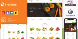 Fruitino Food Grocery Store WooCommerce Theme 1.0.0破解版主题