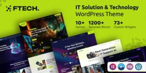 Ftech IT Solution Technology WordPress 1.0.2破解版主题