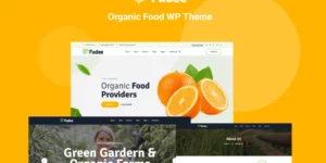 Fudee Organic Food Elementor WordPress Theme 1.0破解版主题
