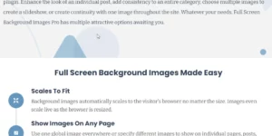 Full Screen Background Images Pro – by Amplify Plugins 2.5.0破解版插件