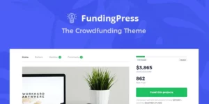 Fundingpress The Crowdfunding WordPress Theme 5.2破解版主题
